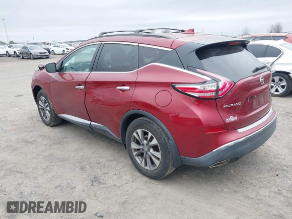 2018 Nissan Murano SV with VIN 5N1AZ2MG4JN163330, listed as a IAAI auction lot 41729187 with 94,229 mi miles and . Bid and sale history available at DreamBid. Image 3.