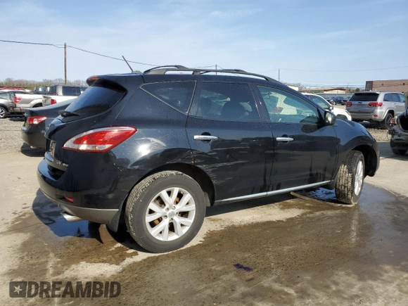 2012 Nissan Murano S with VIN JN8AZ1MW8CW230843, listed as a Copart auction lot 49049125 with 212,382 mi miles and Salvage Title. Bid and sale history available at DreamBid. Image 3.