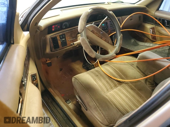 1993 Buick Regal Custom with VIN 2G4WB54L4P1411904, listed as a Copart auction lot 56564455 with 112,248 mi miles and Salvage title. Bid and sale history available at DreamBid. Image 8.