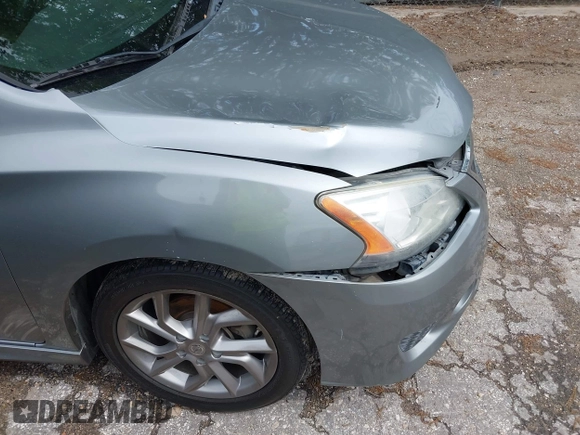 2013 Nissan Sentra SR with VIN 3N1AB7AP3DL645045, listed as a IAAI auction lot 41909539 with 155,220 mi miles and . Bid and sale history available at DreamBid. Image 6.