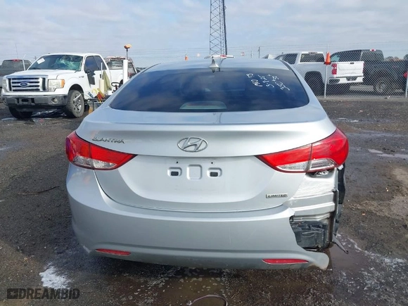 2012 Hyundai Elantra Limited with VIN 5NPDH4AE4CH150373, listed as a IAAI auction lot 41784443 with 170,348 mi miles. Bid and sale history available at carsss.com. Image 16.