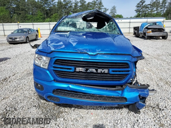 2021 Ram 1500 Big Horn с VIN 1C6RREFG4MN801965, выставлен на аукционе Copart как лот 56378395 с пробегом 86 767 миль миль и На запчасти • Non repairable. История ставок и продаж доступна на DreamBid. Изображение 5.