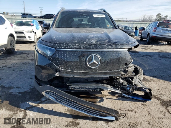 2024 Mercedes-Benz EQB 300 z VIN W1N9M0KB3RN087234, wystawiony jako Copart lot #42293365 z przebiegiem 5 316 mil mil oraz Szkoda całkowita • Salvage title. Historia ofert i sprzedaży dostępna na DreamBid. Obrazek 5.