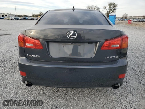 2008 Lexus IS 250 with VIN JTHBK262285063069, listed as a Copart auction lot 41902565 with Not Provided miles and Clean Title. Bid and sale history available at DreamBid. Image 6.