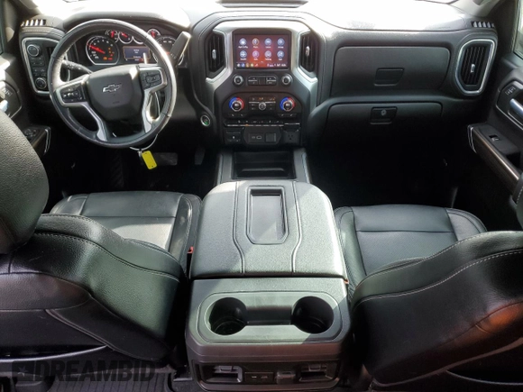 2021 Chevrolet Silverado 1500 LT Trail Boss with VIN 1GCPYFED9MZ349276, listed as a Copart auction lot 50032425 with 69,099 mi miles and Salvage Title. Bid and sale history available at DreamBid. Image 8.