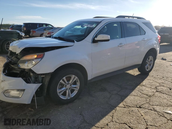2016 Chevrolet Equinox LT with VIN 2GNALCEK8G6340643, listed as a Copart auction lot 47927185 with 207,853 mi miles and Salvage Title. Bid and sale history available at DreamBid. Image 1.