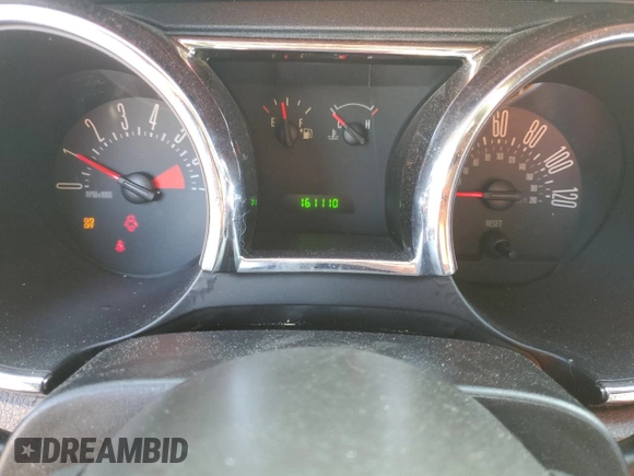 2007 Ford Mustang Deluxe with VIN 1ZVFT80N375240875, listed as a Copart auction lot 42513745 with 161,110 mi miles and Salvage Title. Bid and sale history available at carsss.com. Image 9.