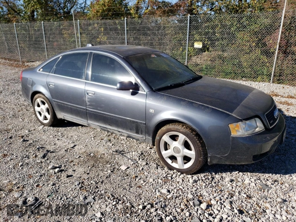 2004 Audi A6 3.0L with VIN WAULT64B34N068155, listed as a Copart auction lot 76732894 with 163,442 mi miles and Salvage Title. Bid and sale history available at carsss.com. Image 4.