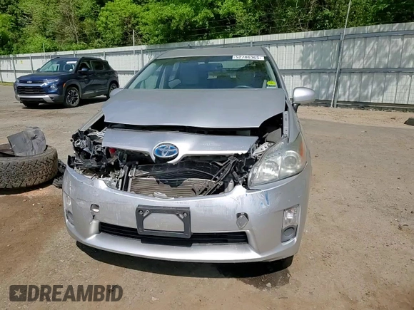 2010 Toyota Prius II with VIN JTDKN3DU3A0156981, listed as a Copart auction lot 52786365 with 156,549 mi miles and Salvage Title. Bid and sale history available at carsss.com. Image 10.