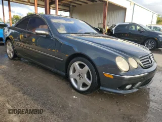 2003 Mercedes-Benz CL 5.0L with VIN WDBPJ75J53A038309, listed as a Copart auction lot 73774364 with Not Provided miles and Salvage Title. Bid and sale history available at carsss.com. Image 4.