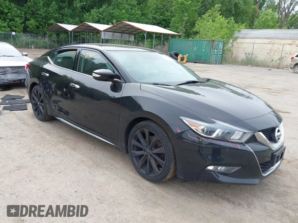 2017 Nissan Maxima SV with VIN 1N4AA6AP6HC411922, listed as a IAAI auction lot 42254493 with 100,331 mi miles and . Bid and sale history available at DreamBid. Image 1.
