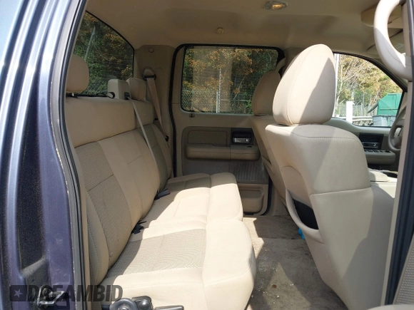 2005 Ford F-150 XLT with VIN 1FTRW12W15FA83052, listed as a IAAI auction lot 41883395 with 75,646 mi miles. Bid and sale history available at carsss.com. Image 8.