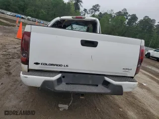 2008 Chevrolet Colorado Work Truck with VIN 1GCCS199988160776, listed as a Copart auction lot 51185525 with 0 mi miles and Salvage Title. Bid and sale history available at carsss.com. Image 6.
