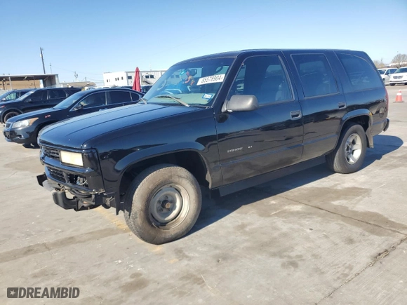 2000 Chevrolet Tahoe Limited with VIN 1GNEC13R4YR141259, listed as a Copart auction lot 85578904 with 195,944 mi miles and Salvage Title. Bid and sale history available at carsss.com. Image 1.