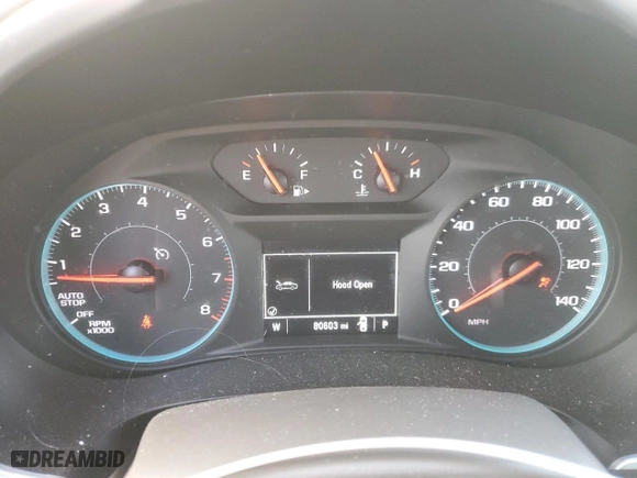 2020 Chevrolet Malibu LS with VIN 1G1ZC5STXLF113435, listed as a Copart auction lot 87815855 with 80,603 mi miles and Salvage Title. Bid and sale history available at carsss.com. Image 9.
