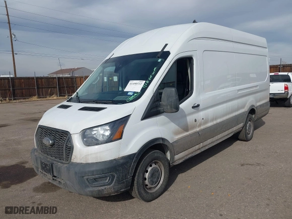 2023 Ford Transit Cargo Van with VIN 1FTBR3X81PKA69869, listed as a IAAI auction lot 41490532 with 38,808 mi miles. Bid and sale history available at carsss.com. Image 18.