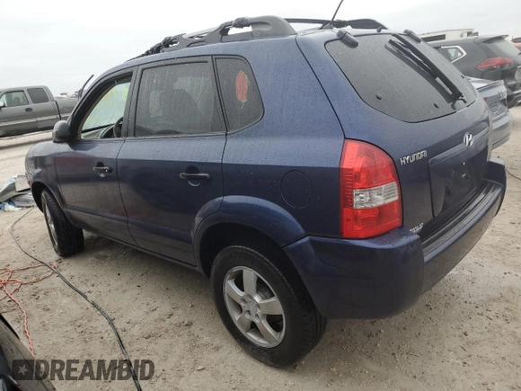 2008 Hyundai Tucson GLS with VIN KM8JM12B78U829998, listed as a Copart auction lot 74198544 with 0 mi miles and Salvage Title. Bid and sale history available at carsss.com. Image 2.