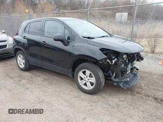 2022 Chevrolet Trax LS with VIN KL7CJNSM0NB509876, listed as a IAAI auction lot 41503835 with 12,782 mi miles. Bid and sale history available at carsss.com. Image 1.