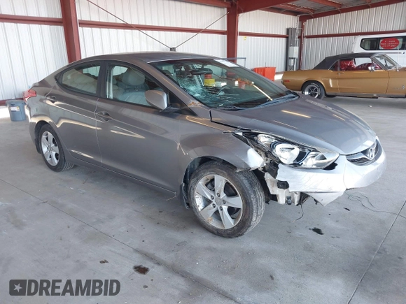 2012 Hyundai Elantra Limited with VIN KMHDH4AE2CU351643, listed as a IAAI auction lot 41433395 with 53,334 mi miles. Bid and sale history available at carsss.com. Image 1.