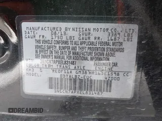 2014 Nissan Versa SV with VIN 3N1CN7APXEL831487, listed as a IAAI auction lot 41916327 with 130,304 mi miles. Bid and sale history available at carsss.com. Image 9.
