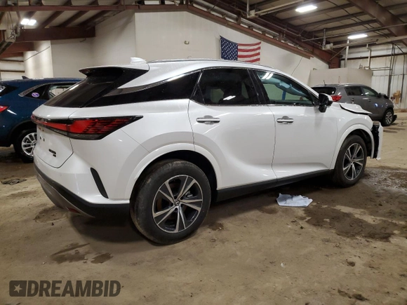 2025 Lexus RX with VIN 2T2BBMCA0SC071864, listed as a Copart auction lot 49780525 with 172 mi miles and Non Repairable. Bid and sale history available at carsss.com. Image 3.