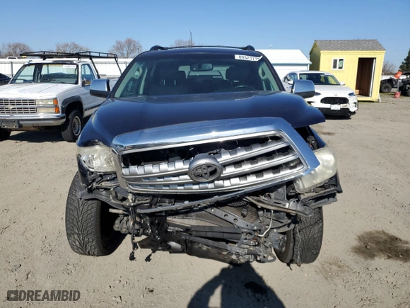 2008 Toyota Sequoia Ltd with VIN 5TDZY68A18S009735, listed as a Copart auction lot 89323715 with 185,427 mi miles and Salvage Title. Bid and sale history available at carsss.com. Image 5.