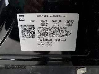 2023 Cadillac CT4 Premium Luxury z VIN 1G6DB5RK1P0138494, wystawiony jako Copart lot #72723694 z przebiegiem 30 491 mil mil oraz Czysty tytuł • Clean title. Historia ofert i sprzedaży dostępna na DreamBid. Obrazek 12.