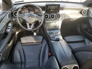 2015 Mercedes-Benz C-Class C 400 with VIN 55SWF6GB6FU026999, listed as a Copart auction lot 45995755 with 0 mi miles and Salvage Title. Bid and sale history available at carsss.com. Image 8.