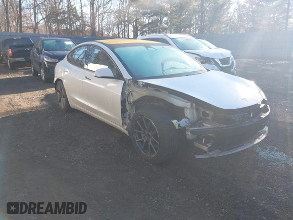 2018 Tesla Model 3 Long Range Battery with VIN 5YJ3E1EA0JF153146, listed as a IAAI auction lot 41621919 with 76,794 mi miles and . Bid and sale history available at DreamBid. Image 1.