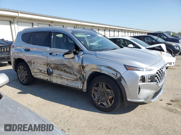 2023 Hyundai Santa Fe Hybrid Limited with VIN 5NMS5DA12PH018504, listed as a Copart auction lot 74368384 with 10,295 mi miles and Salvage Title. Bid and sale history available at carsss.com. Image 4.