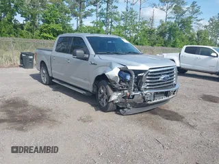 2016 Ford F-150 XL with VIN 1FTEW1CG6GKE70101, listed as a IAAI auction lot 42122709 with 59,267 mi miles and . Bid and sale history available at carsss.com. Image 1.