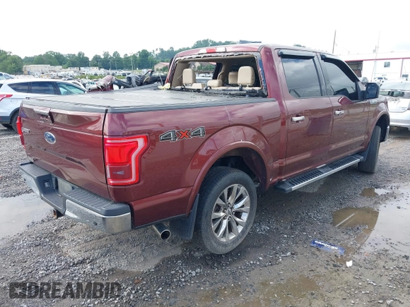 2017 Ford F-150 XL with VIN 1FTEW1EF8HFA19721, listed as a IAAI auction lot 42670951 with 201,515 mi miles and . Bid and sale history available at DreamBid. Image 4.