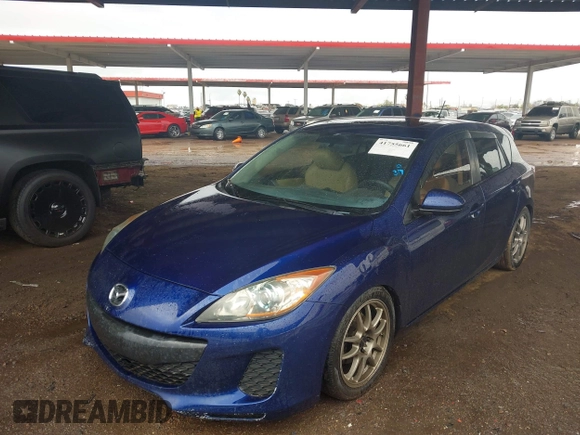 2012 Mazda 3 i Grand Touring with VIN JM1BL1M71C1579012, listed as a IAAI auction lot 41755661 with 168,497 mi miles and . Bid and sale history available at DreamBid. Image 2.