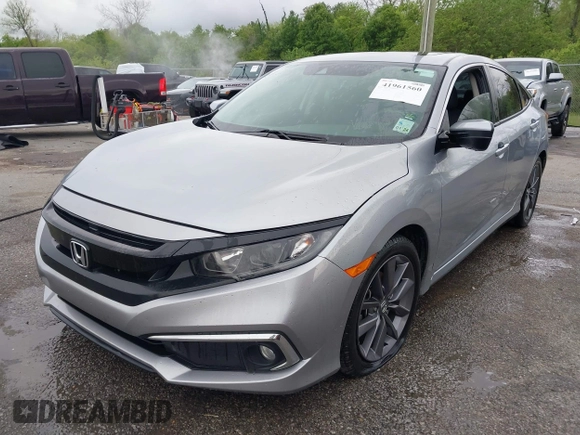 2020 Honda Civic EX-L with VIN 19XFC1F78LE001386, listed as a IAAI auction lot 41961560 with 115,745 mi miles and . Bid and sale history available at DreamBid. Image 17.