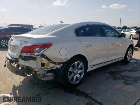 2010 Buick LaCrosse CXL with VIN 1G4GC5EG2AF297291, listed as a Copart auction lot 59738735 with 191,000 mi miles and Salvage title. Bid and sale history available at DreamBid. Image 3.
