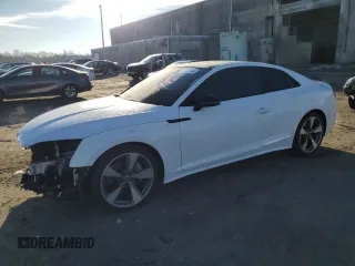 2021 Audi A5 S line Premium Plus z VIN WAUTAAF55MA008319, wystawiony jako Copart lot #82039664 z przebiegiem 16 473 mil mil oraz Szkoda całkowita • Salvage title. Historia ofert i sprzedaży dostępna na DreamBid. Obrazek 1.