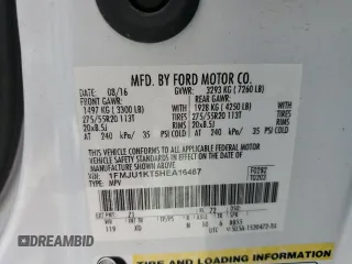 2017 Ford Expedition Limited z VIN 1FMJU1KT5HEA16467, wystawiony jako Copart lot #53788095 z przebiegiem 125 499 mil mil oraz Szkoda całkowita • Salvage title. Historia ofert i sprzedaży dostępna na DreamBid. Obrazek 14.