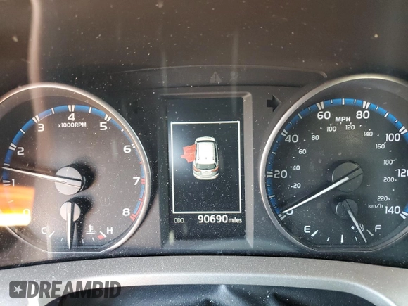 2017 Toyota RAV4 LE with VIN 2T3BFREV7HW561030, listed as a Copart auction lot 61284245 with 90,690 mi miles and Salvage title. Bid and sale history available at DreamBid. Image 9.