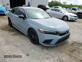 2022 Honda Civic Sport with VIN 2HGFE2F58NH542929, listed as a Copart auction lot 54201605 with 35,420 mi miles and Salvage Title. Bid and sale history available at carsss.com. Image 14.