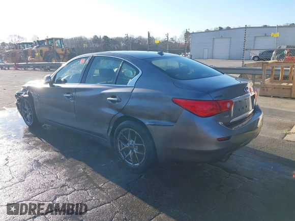 2017 Infiniti Q50 3.0t Premium with VIN JN1EV7AR1HM837831, listed as a IAAI auction lot 41818427 with 68,425 mi miles. Bid and sale history available at carsss.com. Image 3.