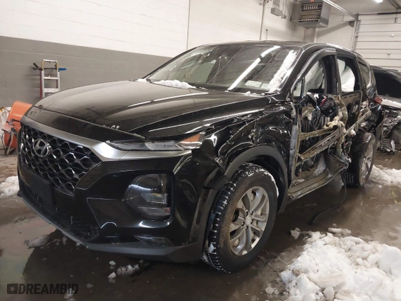 2020 Hyundai Santa Fe SEL with VIN 5NMS3CAD8LH203290, listed as a IAAI auction lot 41613808 with 64,729 mi miles. Bid and sale history available at carsss.com. Image 18.