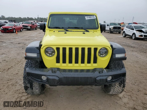 2022 Jeep Wrangler Unlimited Sport with VIN 1C4HJXDG9NW249658, listed as a Copart auction lot 41460745 with Not Provided miles and Non Repairable. Bid and sale history available at DreamBid. Image 5.