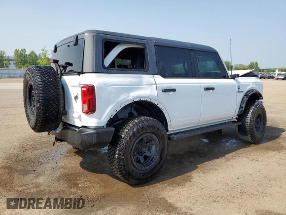 2024 Ford Bronco Big Bend z VIN 1FMDE7BH7RLA34989, wystawiony jako Copart lot #56479135 z przebiegiem 16 320 mil mil oraz Czysty tytuł • Clean title. Historia ofert i sprzedaży dostępna na DreamBid. Obrazek 3.