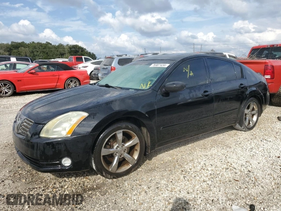 2006 Nissan Maxima 3.5 SE with VIN 1N4BA41E86C859857, listed as a Copart auction lot 76907434 with 0 mi miles and Non Repairable. Bid and sale history available at carsss.com. Image 1.