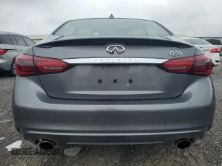 2020 Infiniti Q50 Luxe with VIN JN1EV7AP8LM208073, listed as a Copart auction lot 60069265 with 21,787 mi miles and Salvage title. Bid and sale history available at DreamBid. Image 6.