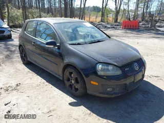 2008 Volkswagen GTI with VIN WVWFV71KX8W100913, listed as a IAAI auction lot 41717634 with 161,593 mi miles. Bid and sale history available at carsss.com. Image 1.