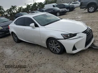 2020 Lexus IS 300 with VIN JTHAA1D22L5105552, listed as a Copart auction lot 76904084 with 50,364 mi miles and Salvage title. Bid and sale history available at DreamBid. Image 4.