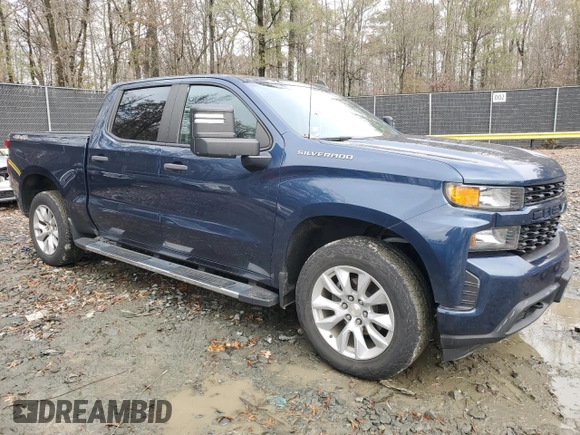 2019 Chevrolet Silverado 1500 Custom with VIN 3GCUYBEF8KG700236, listed as a Copart auction lot 81114414 with 40,668 mi miles and Salvage Title. Bid and sale history available at DreamBid. Image 4.