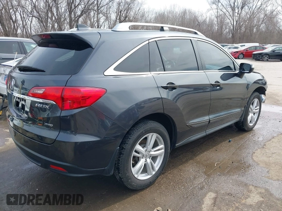 2015 Acura RDX with VIN 5J8TB4H32FL023172, listed as a IAAI auction lot 41700576 with 123,267 mi miles. Bid and sale history available at carsss.com. Image 4.