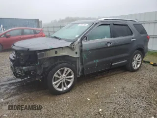 2018 Ford Explorer Limited with VIN 1FM5K8F8XJGC42052, listed as a Copart auction lot 47125795 with 45,565 mi miles and Salvage Title. Bid and sale history available at carsss.com. Image 1.